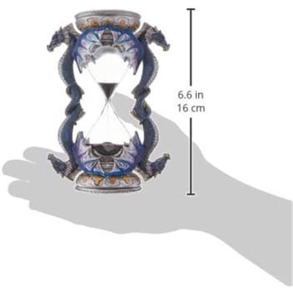 Death's Door Dragon Gothic Decor Statue Hourglass Sand Timer, 6 Inch, Single - Picture 5 of 5